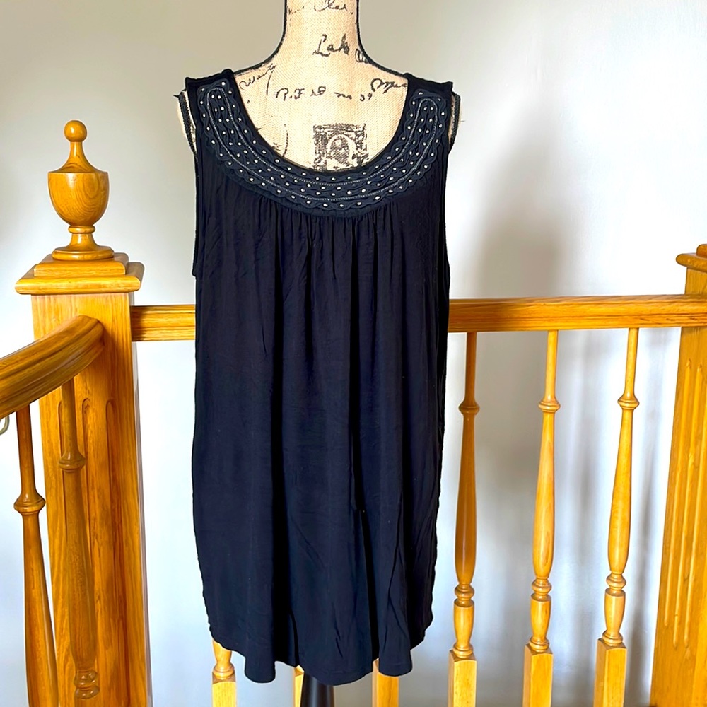 New Direction Black embellished sundress